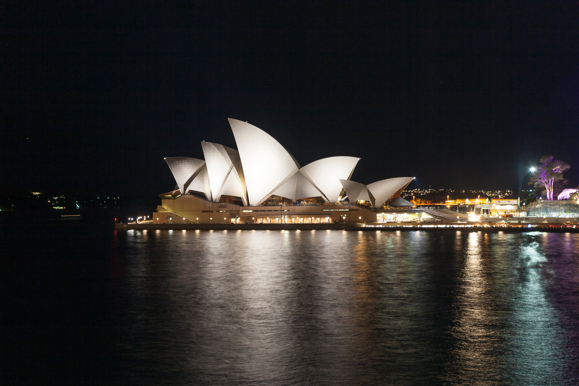 Sydney Opera House vu du pont Harbour Bridge